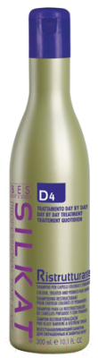 Шампунь для волос BES Beauty&Science Silkat D4 Ristutturante для окрашенных волос (300мл)