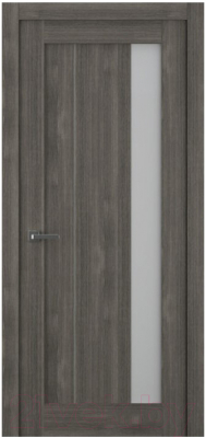 Дверь межкомнатная Belwooddoors Челси 2 60x200 (ильм швейцарский/мателюкс бронза)