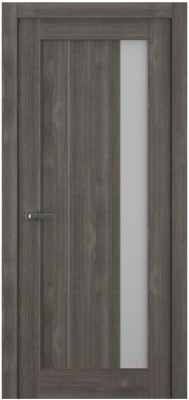 Дверь межкомнатная Belwooddoors Челси 2 80x200 (ильм швейцарский/мателюкс бронза)