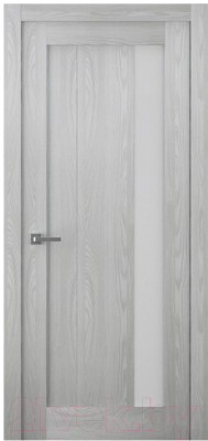 Дверь межкомнатная Belwooddoors Челси 2 60x200 (ясень рибейра/мателюкс бронза)