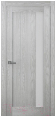 Дверь межкомнатная Belwooddoors Челси 2 80x200 (ясень рибейра/мателюкс бронза)