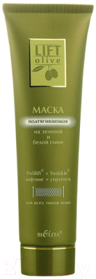 

Маска для лица кремовая Belita, Lift подтягивающая на зеленой и белой глине