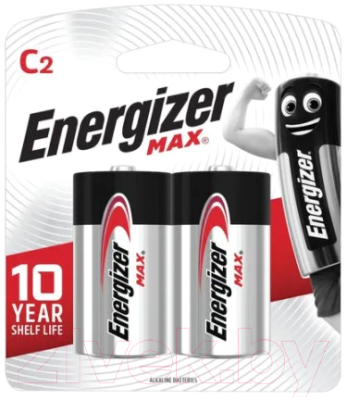 

Комплект батареек Energizer, Мax Alk E93/C BP2 / E301533200