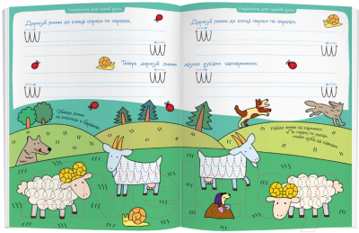 Изображение товара Раскраска Айрис-пресс Рисуй и стирай. Колечки у овечки (Куликова Е.)