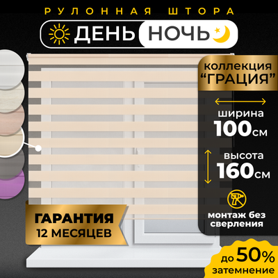 Рулонная штора Lm Decor ДН LB 10-16 (100x160)