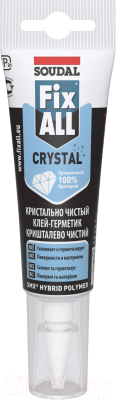 Клей-герметик Soudal Fix All Crystal (125мл, прозрачный)