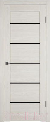 Дверь межкомнатная Atum Pro Х27 70х200 (Artic Oak/Black Gloss)