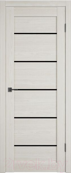 Дверь межкомнатная Atum Pro Х27 80х200 (Artic Oak/Black Gloss)