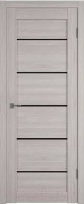 Дверь межкомнатная Atum Pro Х27 70х200 (Stone Oak/Black Gloss)