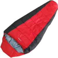 Спальный мешок Acamper Hygge (черный/красный) - 