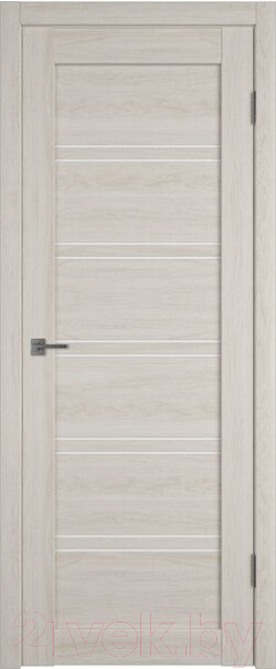 Дверь межкомнатная Atum Pro Х28 60x200 (Scansom Oak/White Cloud)