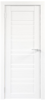 Дверь межкомнатная Юни Амати 25 60x200 (эшвайт/стекло белое) - 