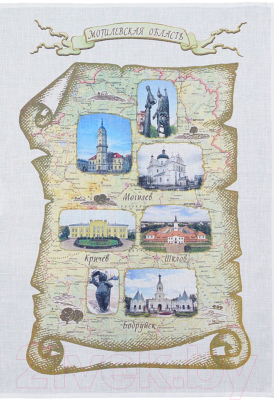 

Полотенце Беларускі лён, 50x70 10С594-ШР/п.р.