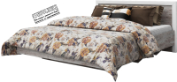 Односпальная кровать Мебель-КМК 900 Эстель 0738.28 (дуб полярный/сосна) - 