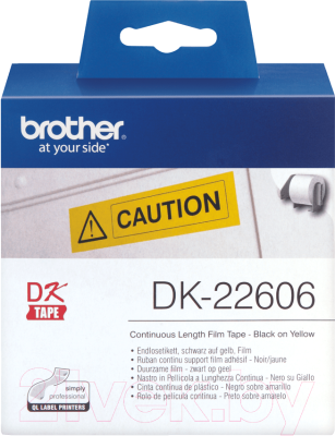 

Лента Brother, Желтый, DK22606