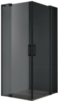 Душевой уголок Cezares SLIDER-A-2-70/80-GRIGIO-NERO - 