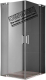 Душевой уголок Cezares SLIDER-A-2-80/90-BR-Cr - 