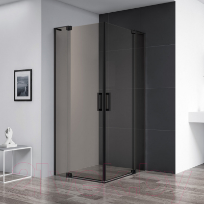 Купить Душевой уголок Cezares SLIDER-A-2-100/110-BR-NERO в Гродно