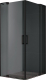 Миниатюра изображения товара Душевой уголок Cezares SLIDER-AH-2-70/80-80/90-GRIGIO-NERO