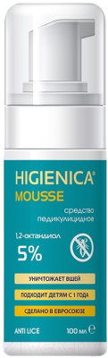 Противопедикулезный набор Higienica Мусс для волос (100мл)