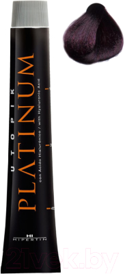 Крем-краска для волос Hipertin Utopik Platinum Стойкая 5.25 (60мл, светлый каштан перламутрово-красный)