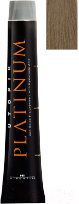Крем-краска для волос Hipertin Utopik Platinum Стойкая 6.71 (60мл, темный блондин песочно-пепельный)