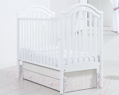 Детская кроватка Гандылян Софи / К-2002-25м (белый)