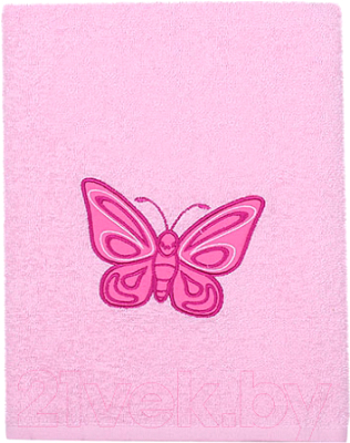 Полотенце детское Kidboo Бабочка 70x100 (розовый)