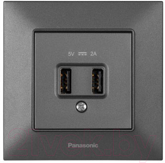 Розетка Panasonic Arkedia Slim WNTC02312DG-BY