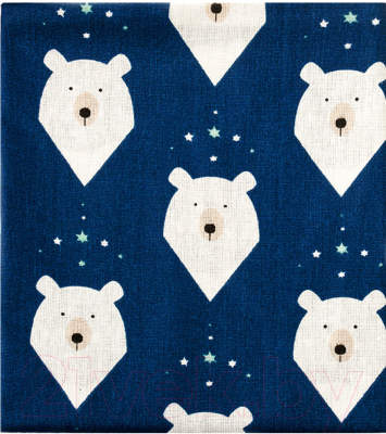 Комплект наволочек для малышей Amarobaby Белые медведи / AB215002-2bBM/20 (2шт, синий)