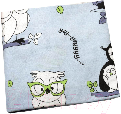 

Комплект простыней детских Amarobaby, Совы / AB215102-2bS1/19