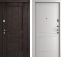 Входная дверь Belwooddoors Модель 5 210x100 правая (венге дорато/альта эмаль белый) - 