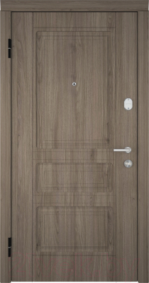 Входная дверь Belwooddoors Модель 5 210x90 левая (дуб галифакс/альта эмаль белый)