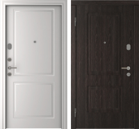 Входная дверь Belwooddoors Модель 3 210x90 левая (венге дорато/альта эмаль белый) - 