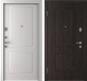 Входная дверь Belwooddoors Модель 3 210x90 левая (венге дорато/альта эмаль белый) - 