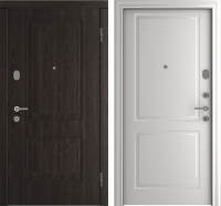 Входная дверь Belwooddoors Модель 3 210x90 правая (венге дорато/альта эмаль белый) - 