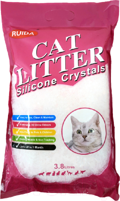 Наполнитель для туалета Cat Litter Силикагелевый (3.8л)
