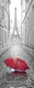 Фотообои листовые Citydecor Красный зонт (100x254) - 