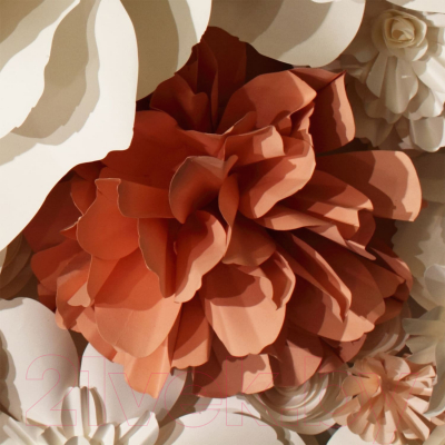 Фотообои листовые Citydecor Цветы 3D (100x254)