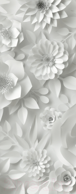 Фотообои листовые Citydecor Цветы модерн 3D (100x254)