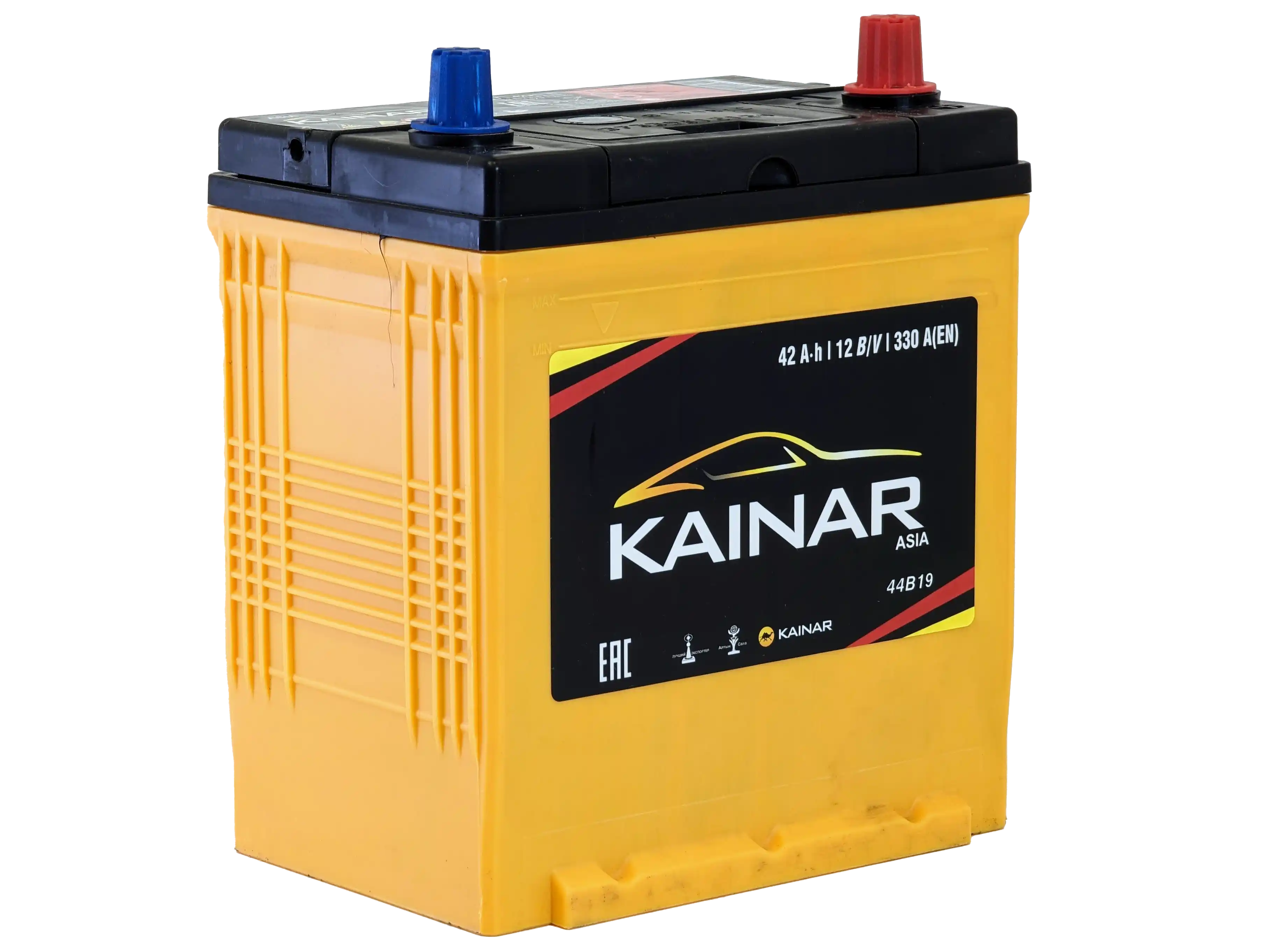 Автомобильный аккумулятор Kainar Asia 42 JR+ 350A / 037 26 46 03 0021 02 03 0 L (42 А/ч)