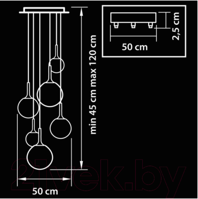 Люстра Lightstar Globo 813062