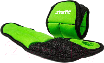Комплект утяжелителей Starfit WT-201 (500гр, зеленый/черный)