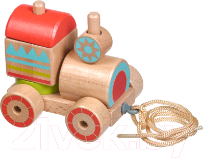 

Развивающая игрушка МДИ, Паровозик-пирамидка / LL157