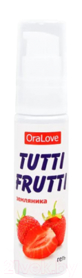Лубрикант-гель Bioritm Tutti-Frutti со вкусом земляники (30г)