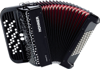 Баян Hohner Nova II 72 / A4262 (черный) - 