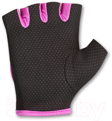 Перчатки для пауэрлифтинга Indigo IN200 (S, черный/фиолетовый)