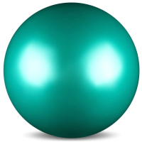 Мяч для художественной гимнастики No Brand Металлик AB2803 (зеленый) - 