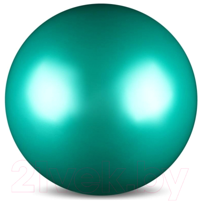 Мяч для художественной гимнастики No Brand Металлик AB2803 (зеленый)