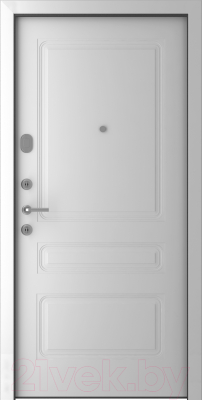 Входная дверь Belwooddoors Модель 5 210x90 левая (венге дорато/роялти эмаль белый)